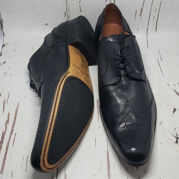 John W. Shoes black formal dress mens shoes size 12 main image 9